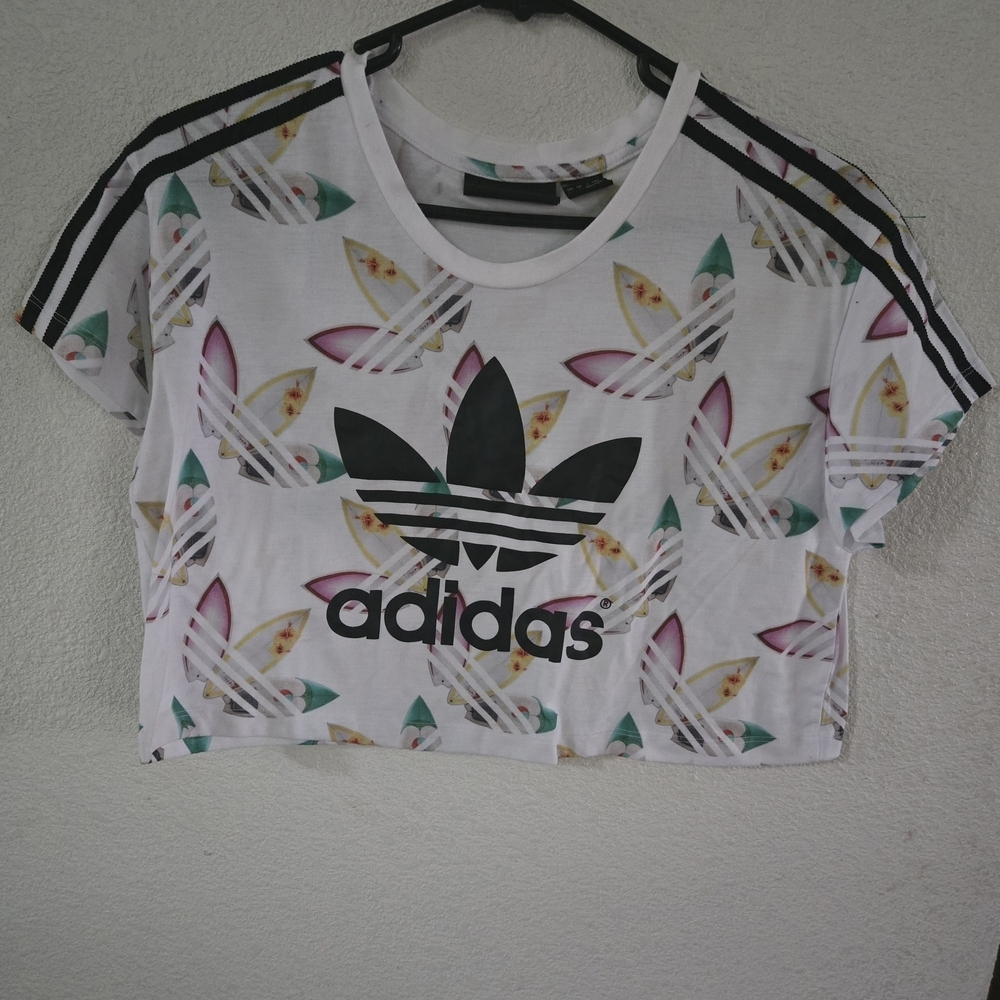 Adidas Pharrell Williams White T-Shirt - Picture 4 of 7